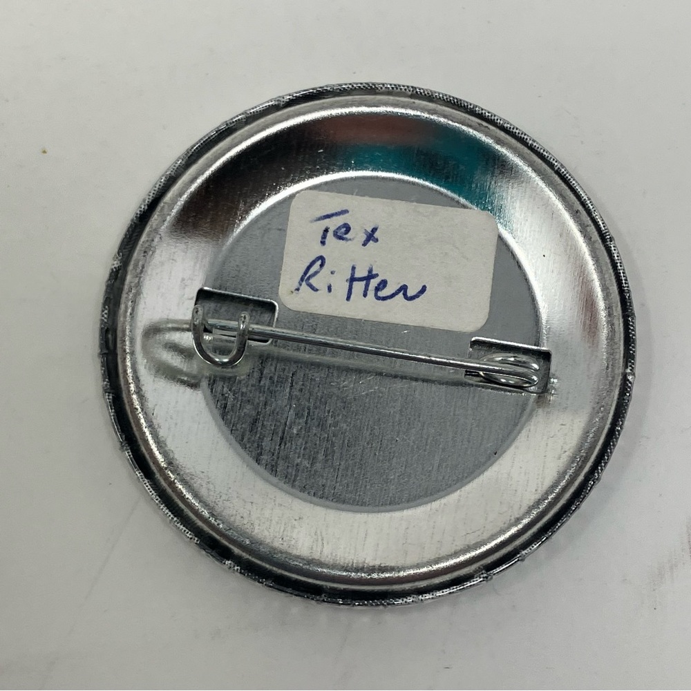 Tex Ritter • Button Pin - Picture 2 of 2